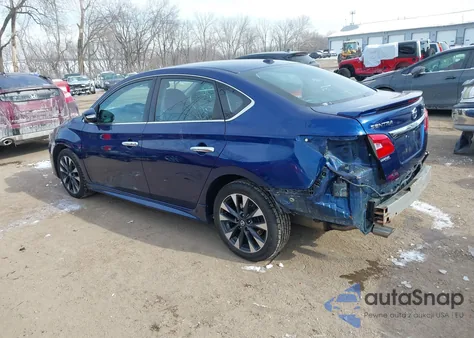 2017 Nissan Sentra Sr Turbo z USA, uszkodzony, nr VIN 3N1CB7AP3HY392116